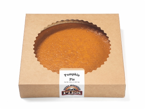 Rocky Mountain Pies® Pumpkin Pie Perspective: front