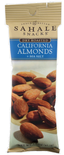 Sahale Snacks® Gluten Free Grab & Go Dry Roasted Sea Salt California Almonds Perspective: front