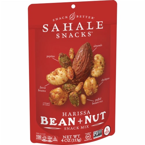 Sahale Harissa Bean & Nut Snack Mix Perspective: front