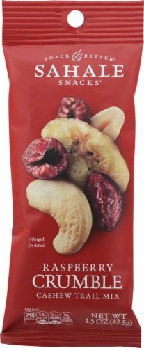 SAHALE Snacks® Raspberry Crumble Cashew Trail Mix Perspective: front