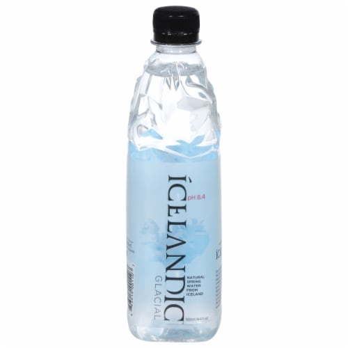 Icelandic™ Glacial Natural Spring Bottled Water Perspective: front
