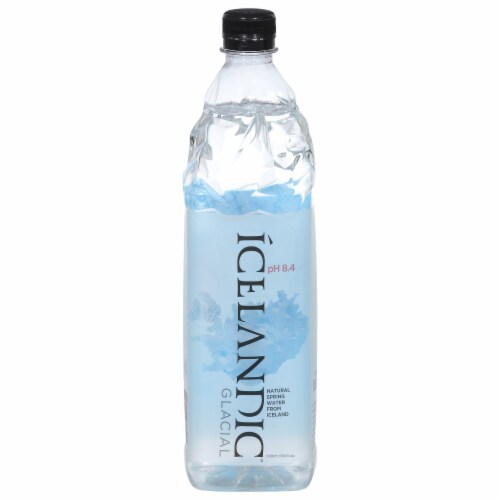 Icelandic™ Glacial Natural Spring Bottled Water Perspective: front