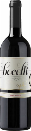 Bocelli Rosso Toscana Sangiovese Red Wine Perspective: front