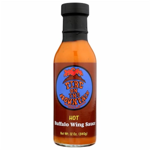 Fire on the Mountain Hot Buffalo Wing Sauce Perspective: front