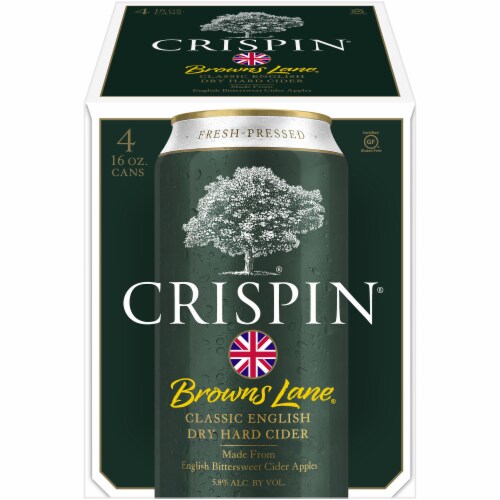 Crispin Browns Lane Classic English Dry Hard Cider Perspective: front