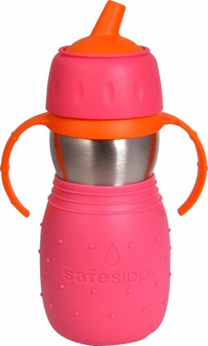New Wave Enviro Safe Sippy™ Sippy Cup -  Pink Perspective: front