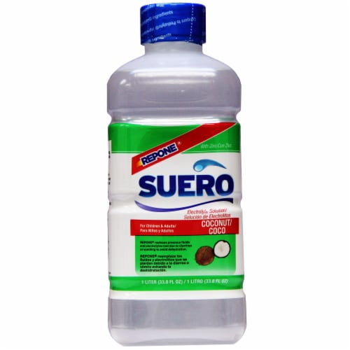 Repone Suero Coconut Pediatric Electrolyte Drink Perspective: front