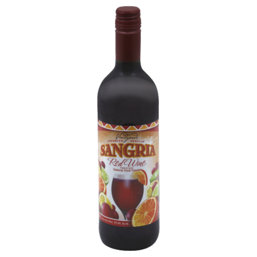 Lost Vineyards Sangria Spanish Red Wine 750 mL Kroger