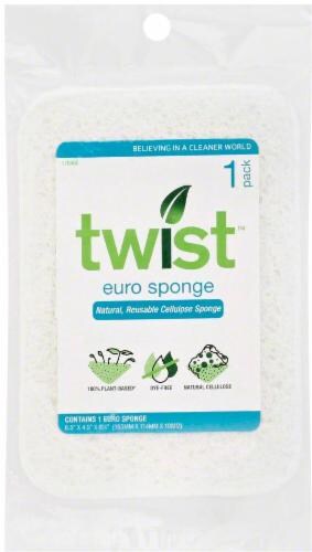 Twist Euro Sponge Cloth Perspective: front