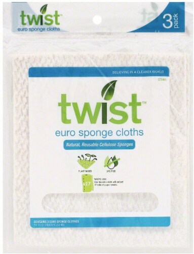 Twist Euro Sponge Cloths, 3 ct - King Soopers