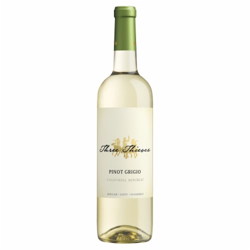 Three Thieves Pinot Grigio White Wine Perspective: front