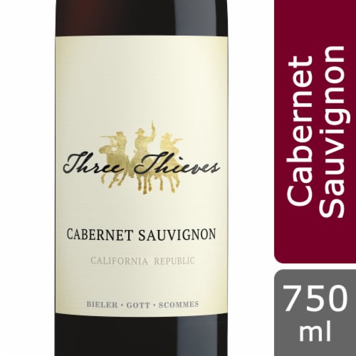 Three Thieves Cabernet Sauvignon California Red Wine 750 ml Perspective: front