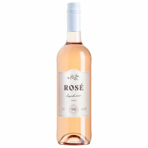 90 + Cellars Lot 33 French Rose Wine Perspective: front