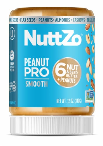 Nuttzo® Peanut Pro Smooth Nut & Seed Butter Perspective: front