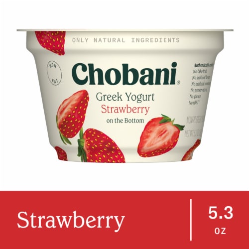 Chobani® Strawberry on the Bottom Nonfat Greek Yogurt Cup