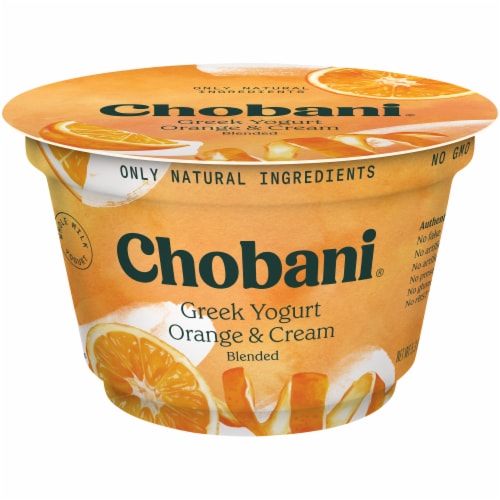 Chobani® Orange & Cream Blended Greek Yogurt Perspective: front