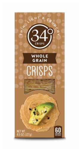 34 Degrees Whole Grain Crispbread Perspective: front