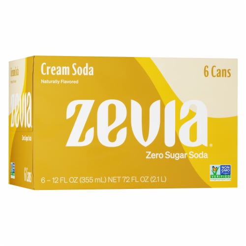 Zevia® Zero Calorie Cream Soda Cans