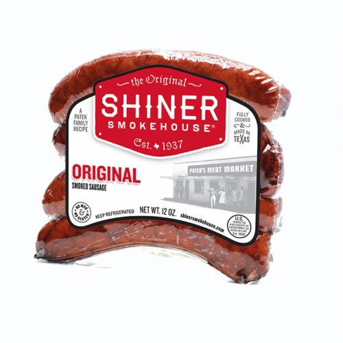 Shiner Smokehouse Original Smoked Sausage 12 Oz Foods Co