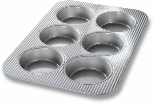 USA Pan Mini Round Cake Pan - Silver Perspective: front