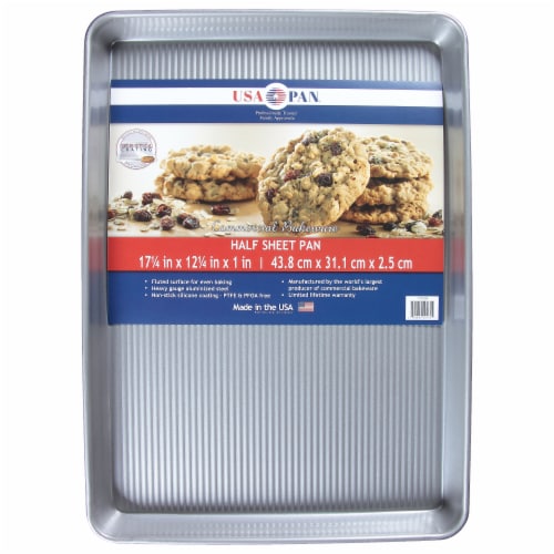 USA Pan® Metallic Baking Sheet Perspective: front
