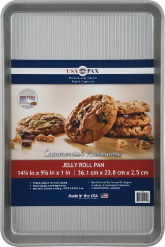 USA Pans Steel Jelly Roll Pan Perspective: front