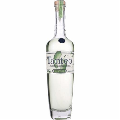 Tanteo Tequila Chili Pepper Blanco Jalapeno Perspective: front