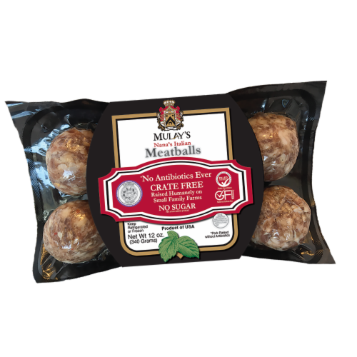 Mulay's Nana's Italian Meatballs Perspective: front