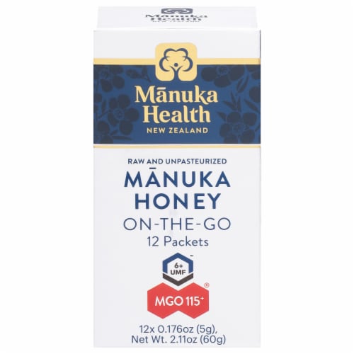 Manuka Health Manuka Honey On-The-Go Packets Perspective: front