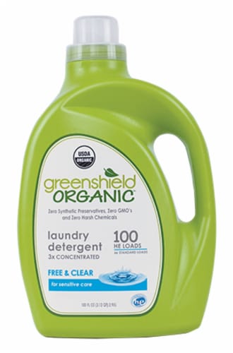 Greenshield Organics Free & Clear Laundry Detergent Perspective: front
