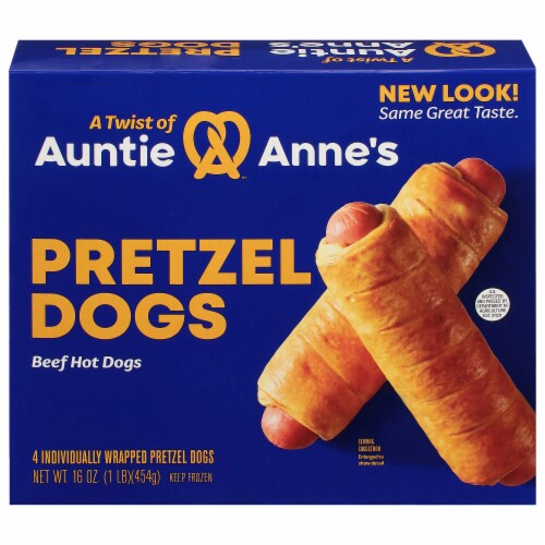 Auntie Anne's® Classic Pretzel Dogs 4 Ct Perspective: front