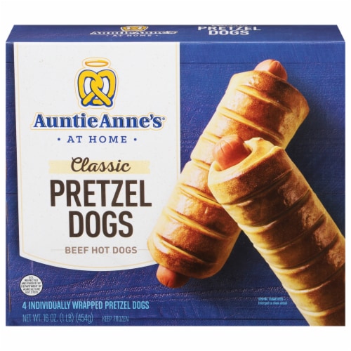 Auntie Anne's® Classic Pretzel Dogs 4 Ct Perspective: front