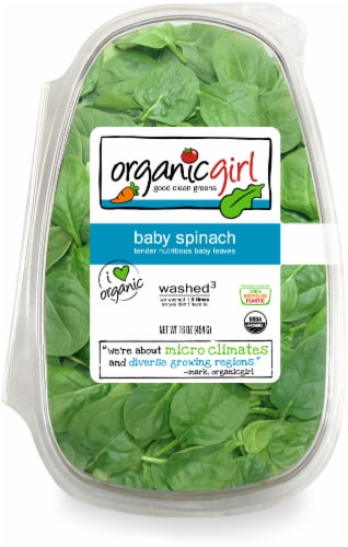 Organicgirl Baby Spinach Perspective: front