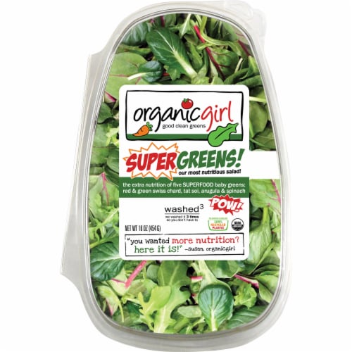 organicgirl Super Greens! Salad Blend Perspective: front