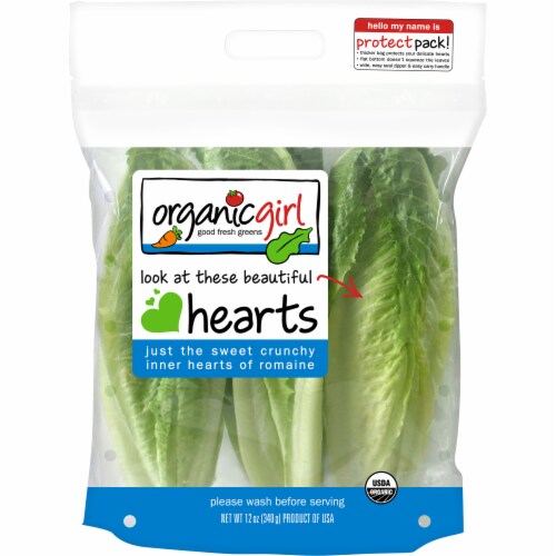 Organic Girl Romaine Hearts, 3 ct Fred Meyer