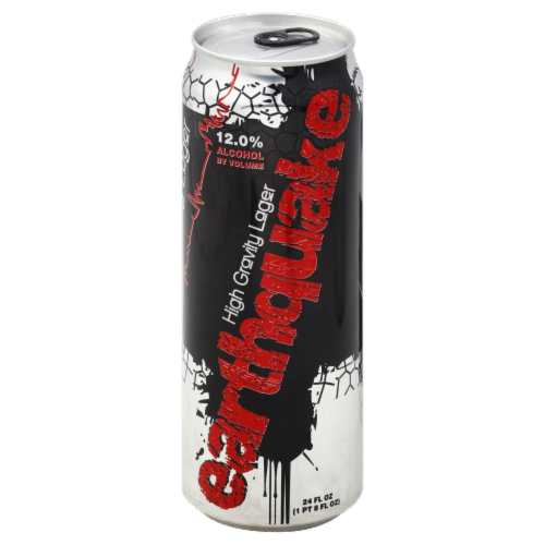 Earthquake High Gravity Lager Perspective: front