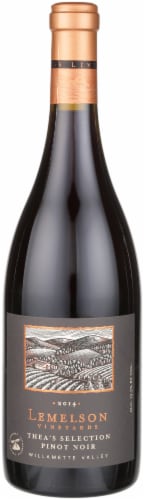 Lemelson Vineyards Thea's Selection Pinot Noir Perspective: front