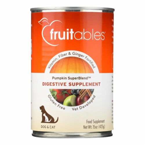 Fruitables Digestive Supplement - Case of 12 - 15 oz. Perspective: front