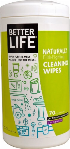 Better Life  Cleaning Wipes Clary Sage & Citrus Perspective: front