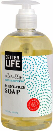 Better Life Liquid Soap Naturally Skin-Soothing Scent Free Perspective: front