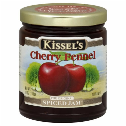 Kissel's Cherry Fennel Spiced Jam Perspective: front