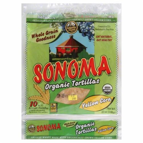 Sonoma Yellow Corn Tortilla Perspective: front