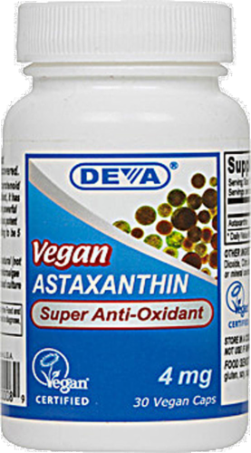 Deva Vegan Astaxanthin Perspective: front