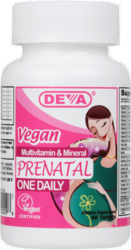 Deva Vegan Prenatal Multivitamin Perspective: front