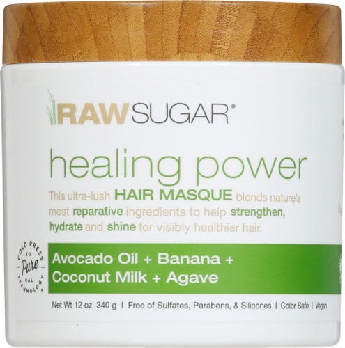 Raw Sugar® Healing Power Hair Masque Perspective: front