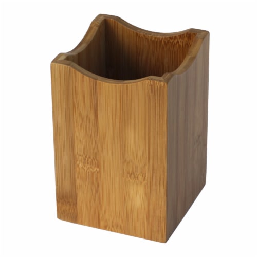 Oceanstar Bamboo Utensil Holder Perspective: front