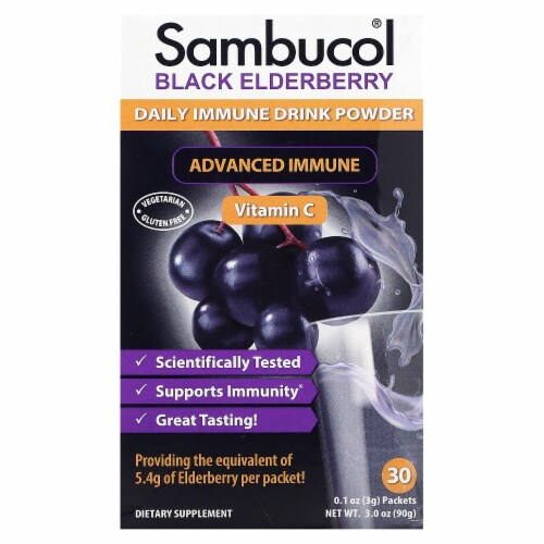 Sambucol® Black Elderberry Immune Drink Powder Perspective: front