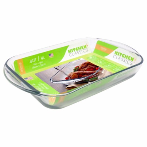 Libra 4 qt. Tempered Glass Baking Dish Perspective: front