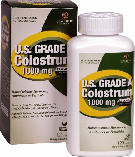 Genceutic Naturals U.S. GRADE A Colostrum Perspective: front