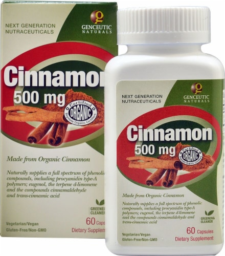 Genceutic Naturals Organic Cinnamon Perspective: front
